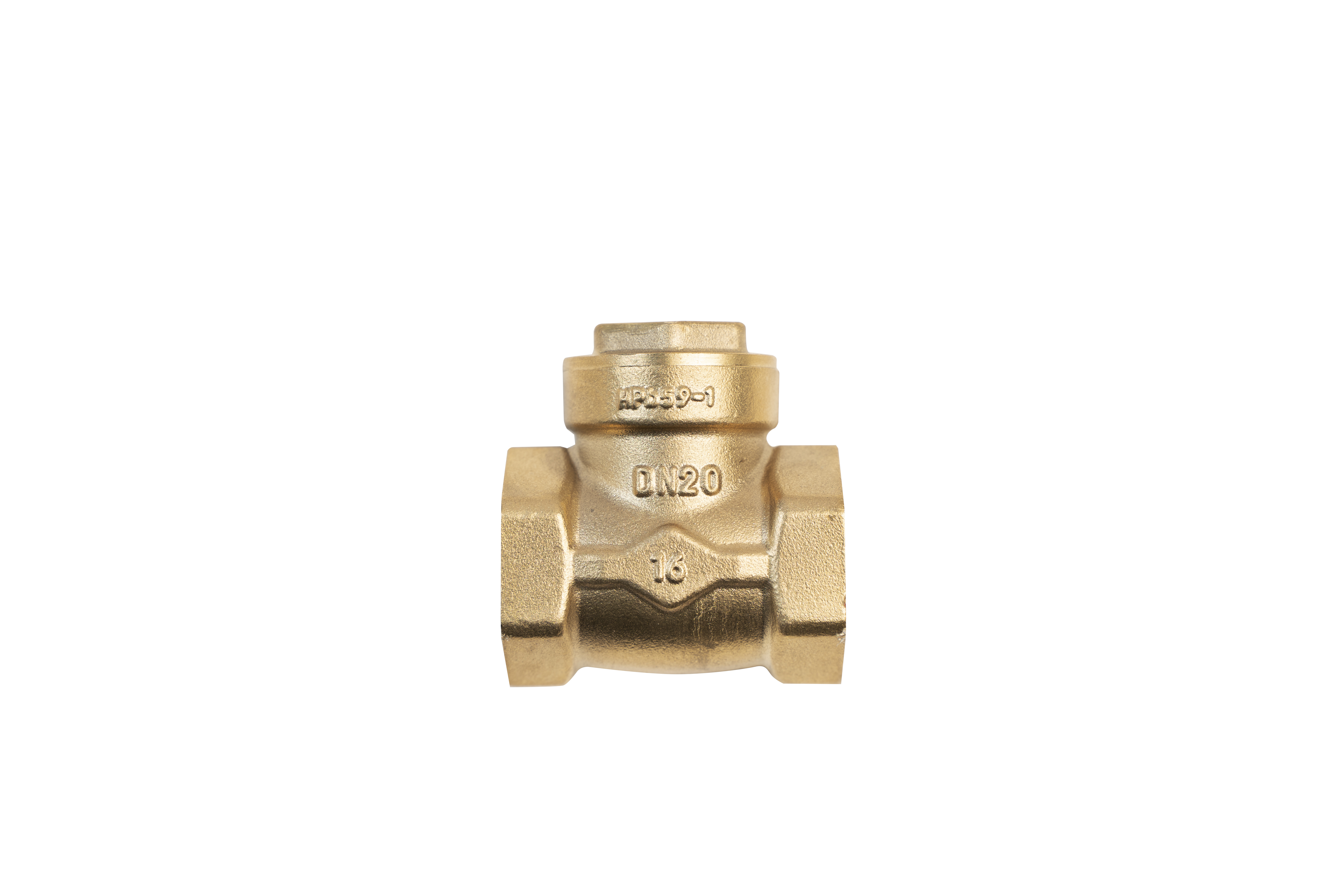 Brass swing check valve