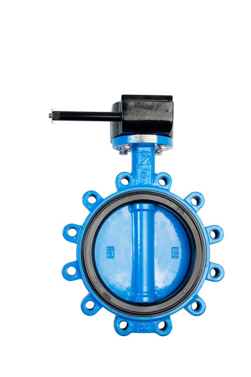 Center-line lug butterfly valve