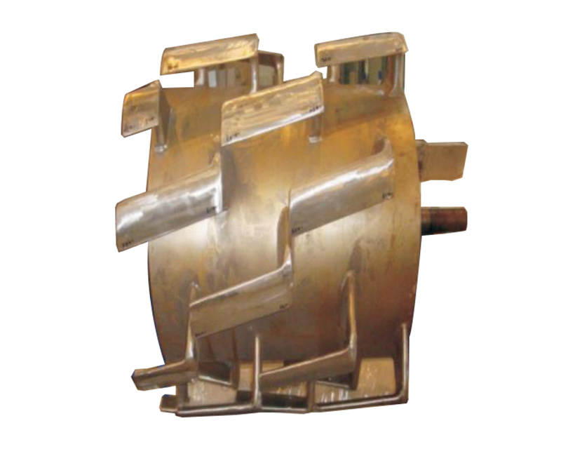Graded screening rotor