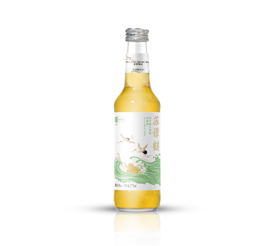 苏谭鹤庄园®龙井绿豆风味茶果酒