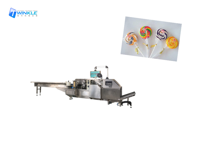 DBJ-300 FLAT LOLLIPOP GOLDEN RIBBON TWIST PACKER