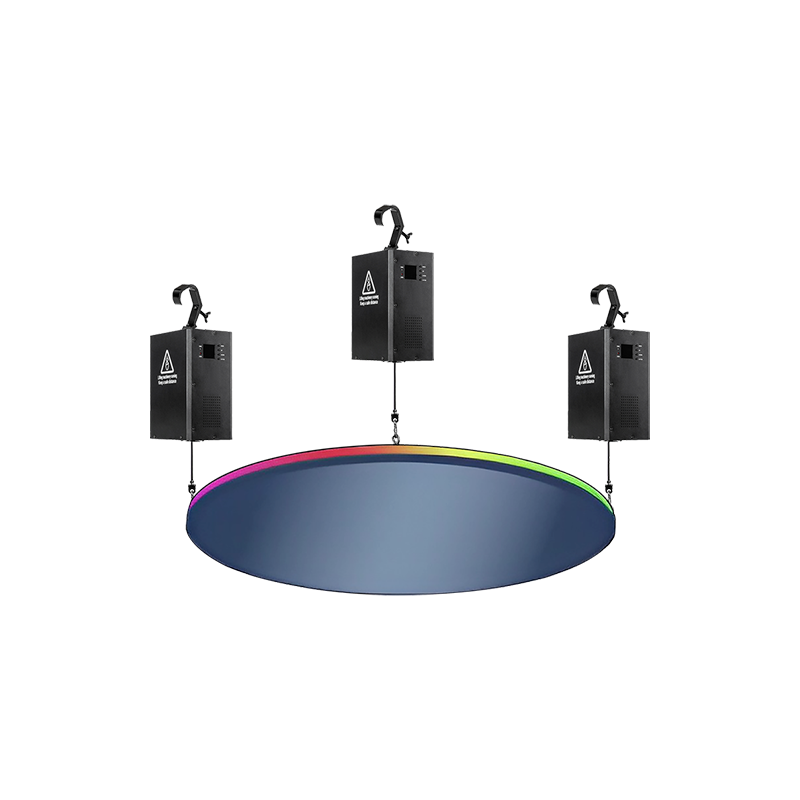 Kinetic Light Ring for Stage Design Dynamic LED Lighting