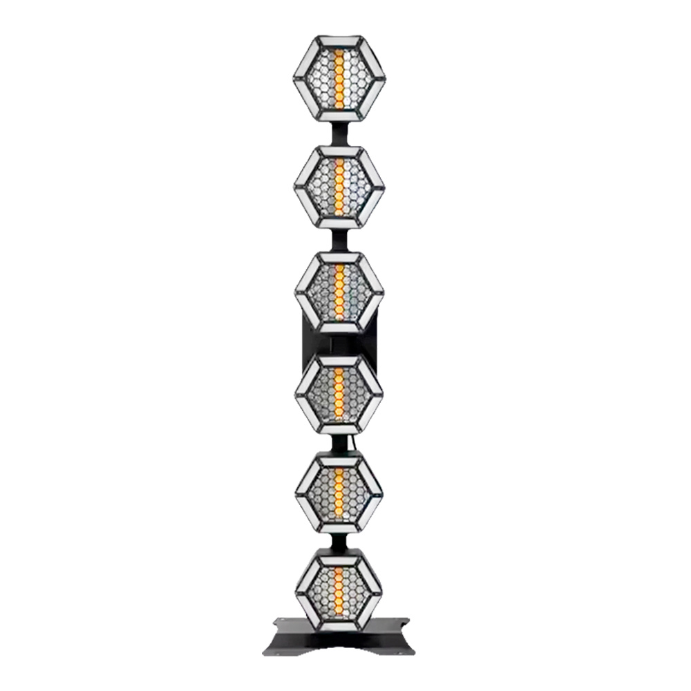 LED Effect Hexagonal Retro Stage Light X-E08