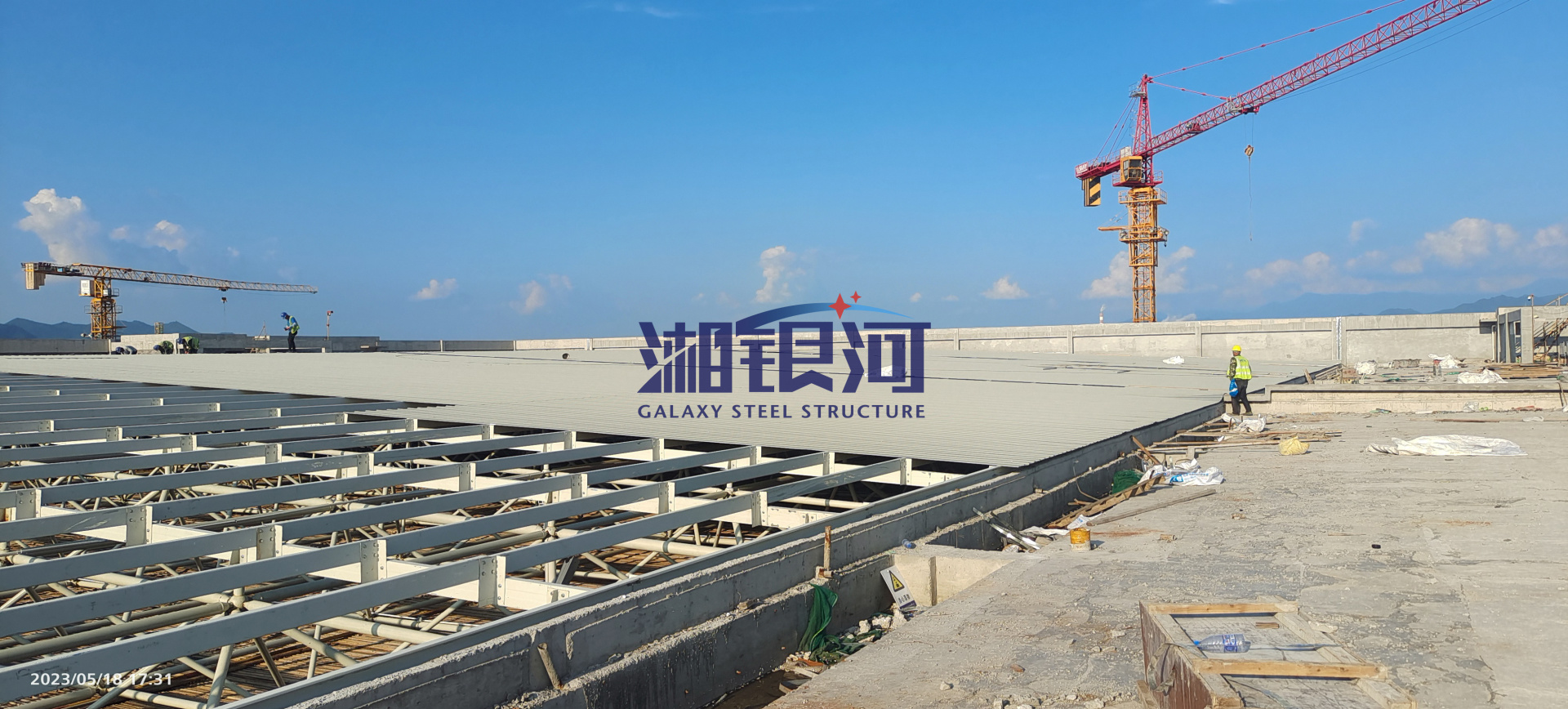 江西喜临门智能家居产业园一期建设项目4#厂房钢结构网架工程2