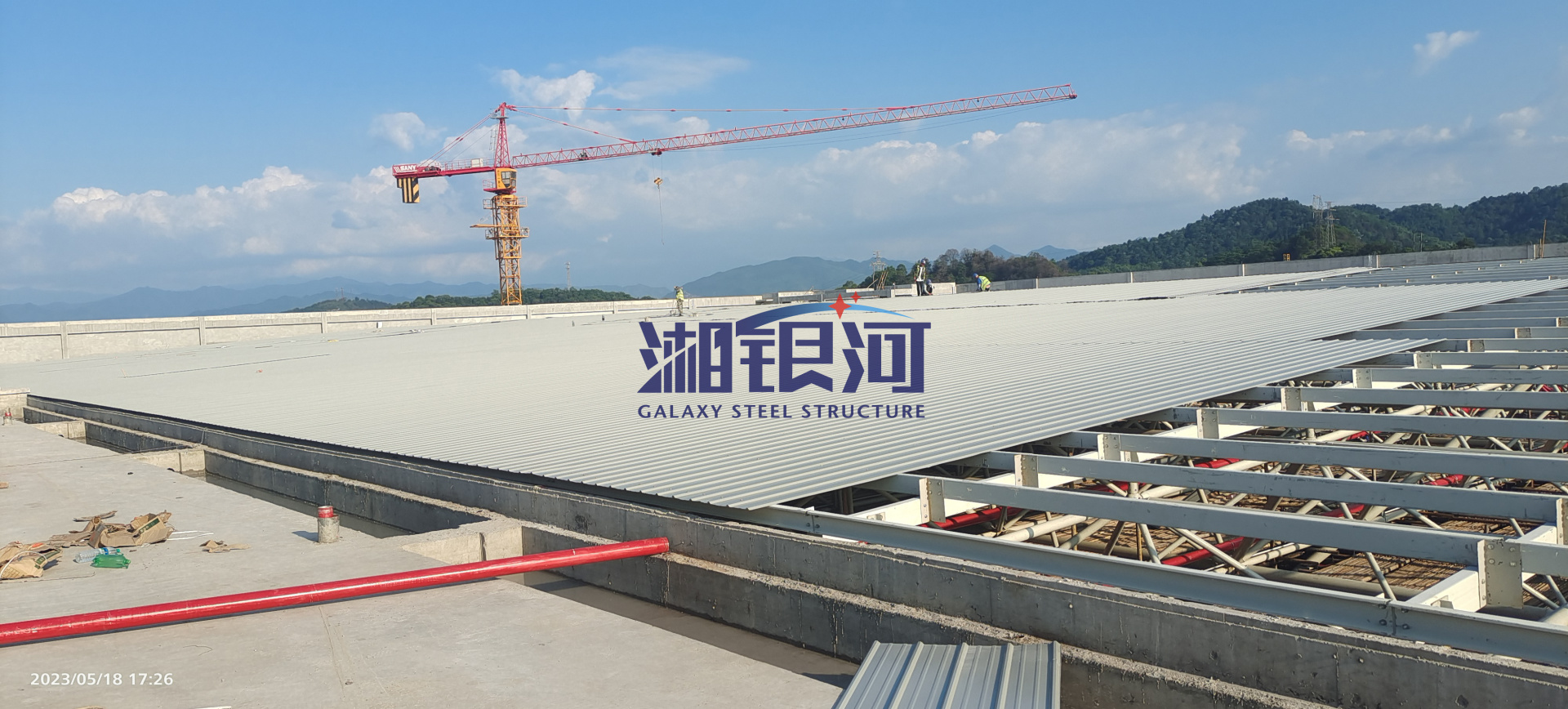 江西喜临门智能家居产业园一期建设项目4#厂房钢结构网架工程
