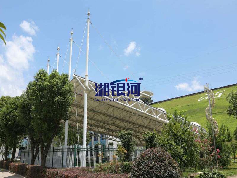 酒埠江水电站膜结构门球场