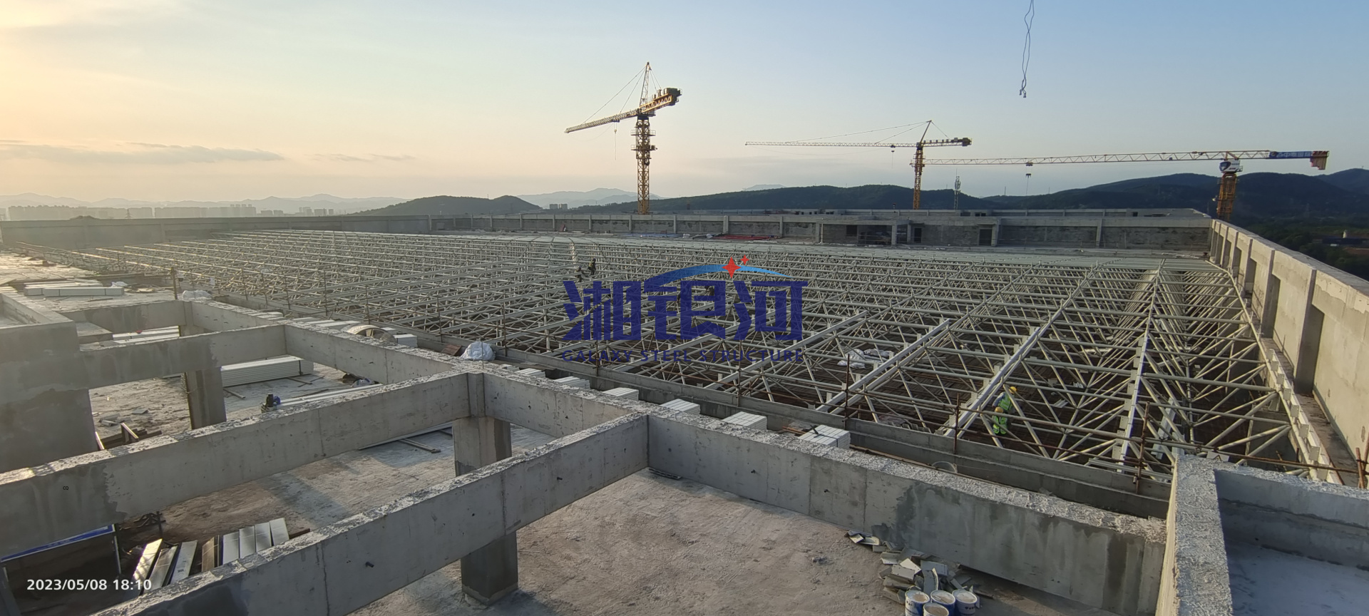 江西喜临门智能家居产业园一期建设项目4#厂房钢结构网架工程3