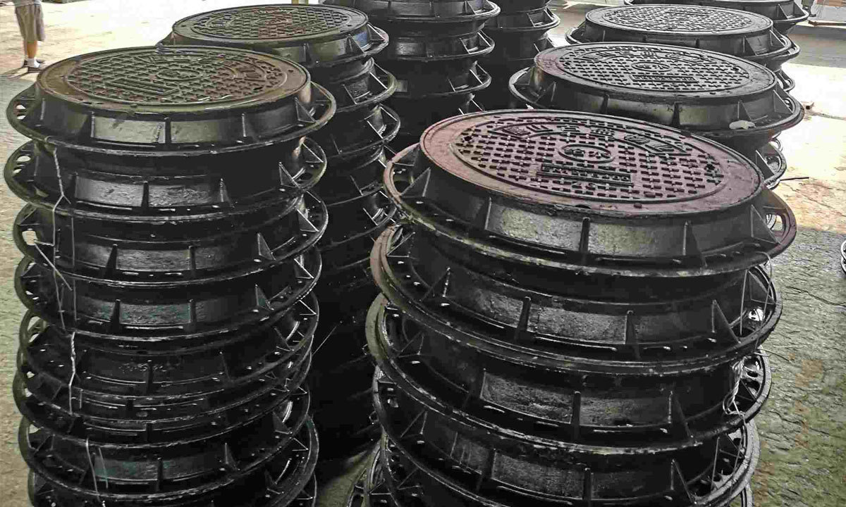 According to the bearing capacity, ductile iron manhole covers can be divided into six grades