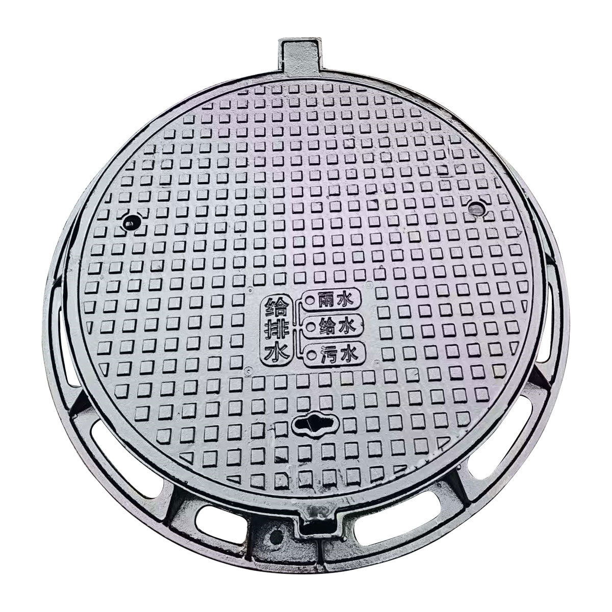 Ductile iron sewage manhole cover
