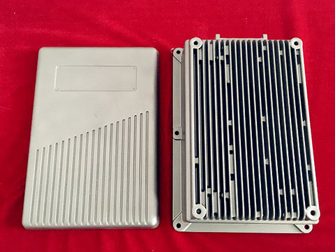 Aluminum alloy radiator shell