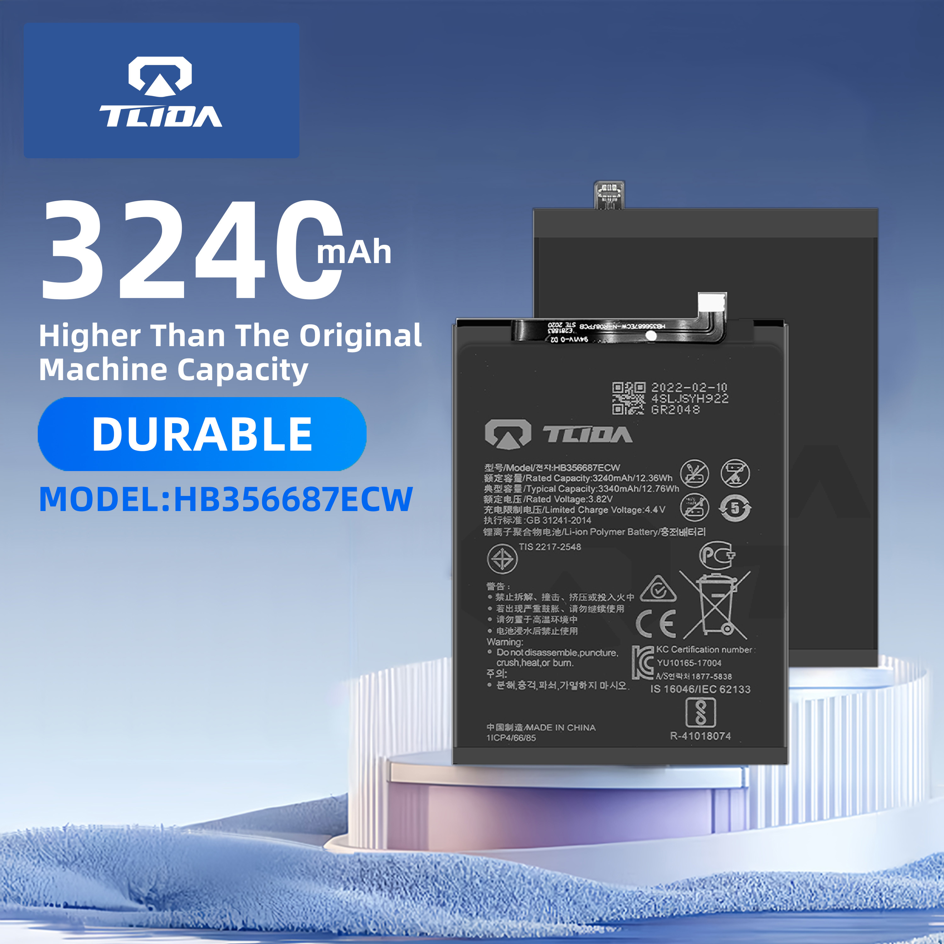 TLIDA Strength factory- quality assurance battery for huawei P30 Lite G10 NOVA 2 2i 3i Plus Honor 9i 7X Mate 10 SE Mobile Phone Batteries
