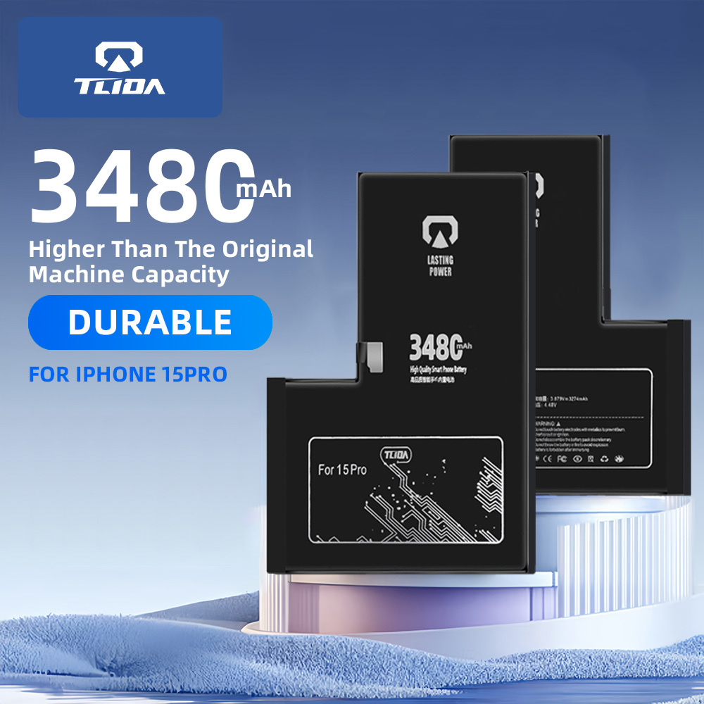 TLIDA Battery Manufacturers high capacity suitable for iPhone 15 PRO battery high quality