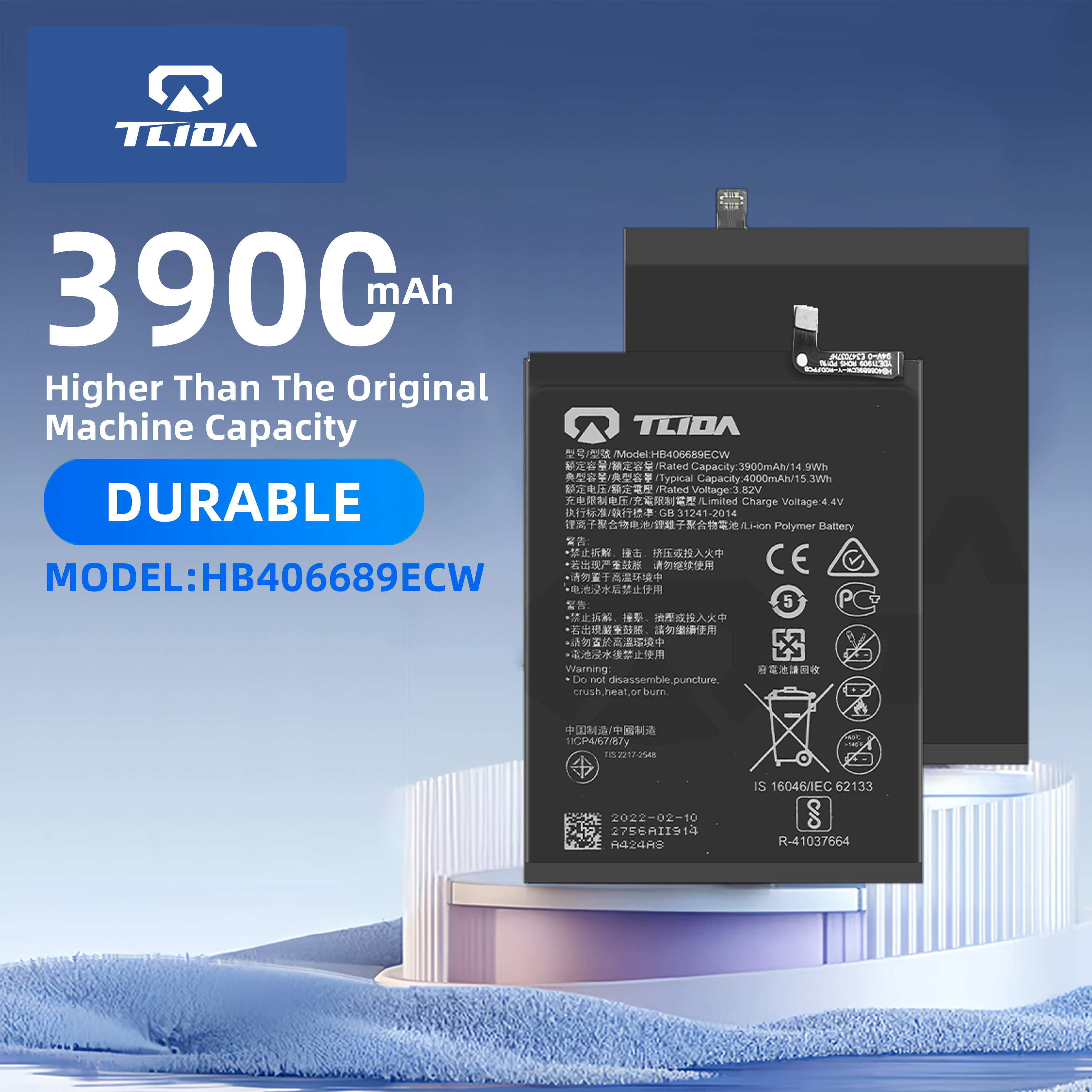 TLIDA Strength factory- quality assurance battery for huawei Y7 2017 Y7 2019 Y7 Prime Enjoy 7 Plus Y9 2019 Battery