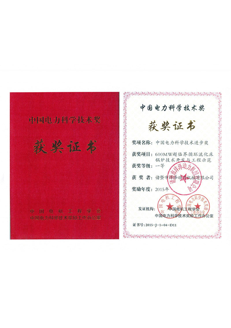 中国电力科学技术奖