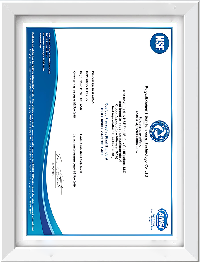 NSF Certificate