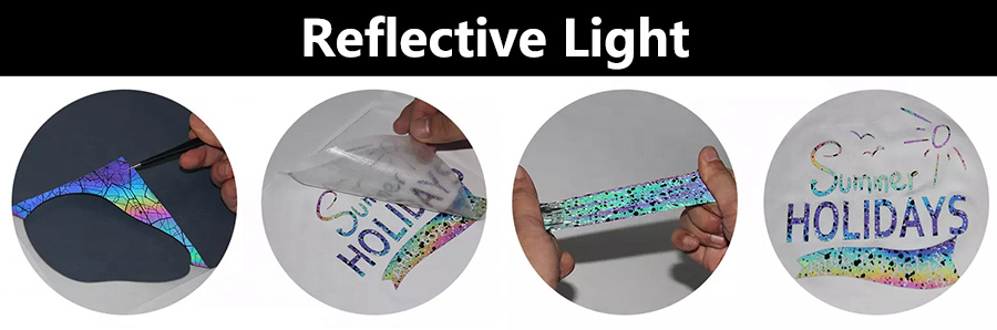 TPU Heat Transfer Vinyl Rolls Wholesal reflective light