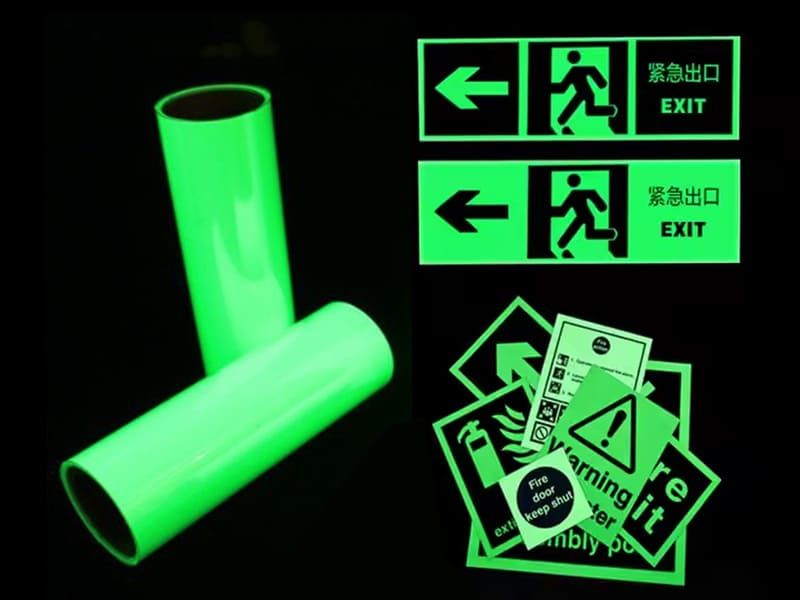 Application of Glow in the Dark Film in Safety Signage
