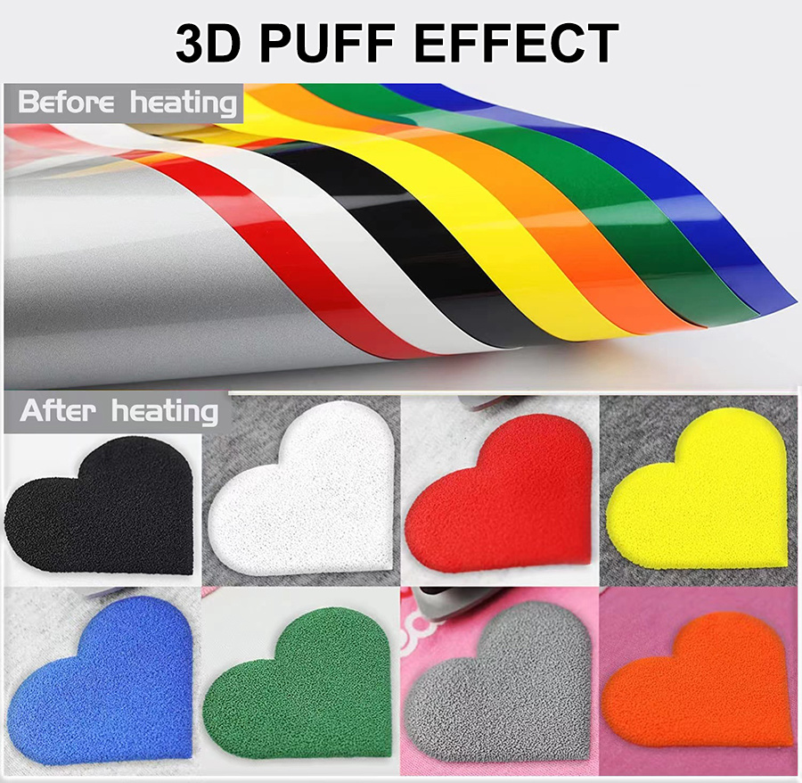 3d vinyl heat transfer effect