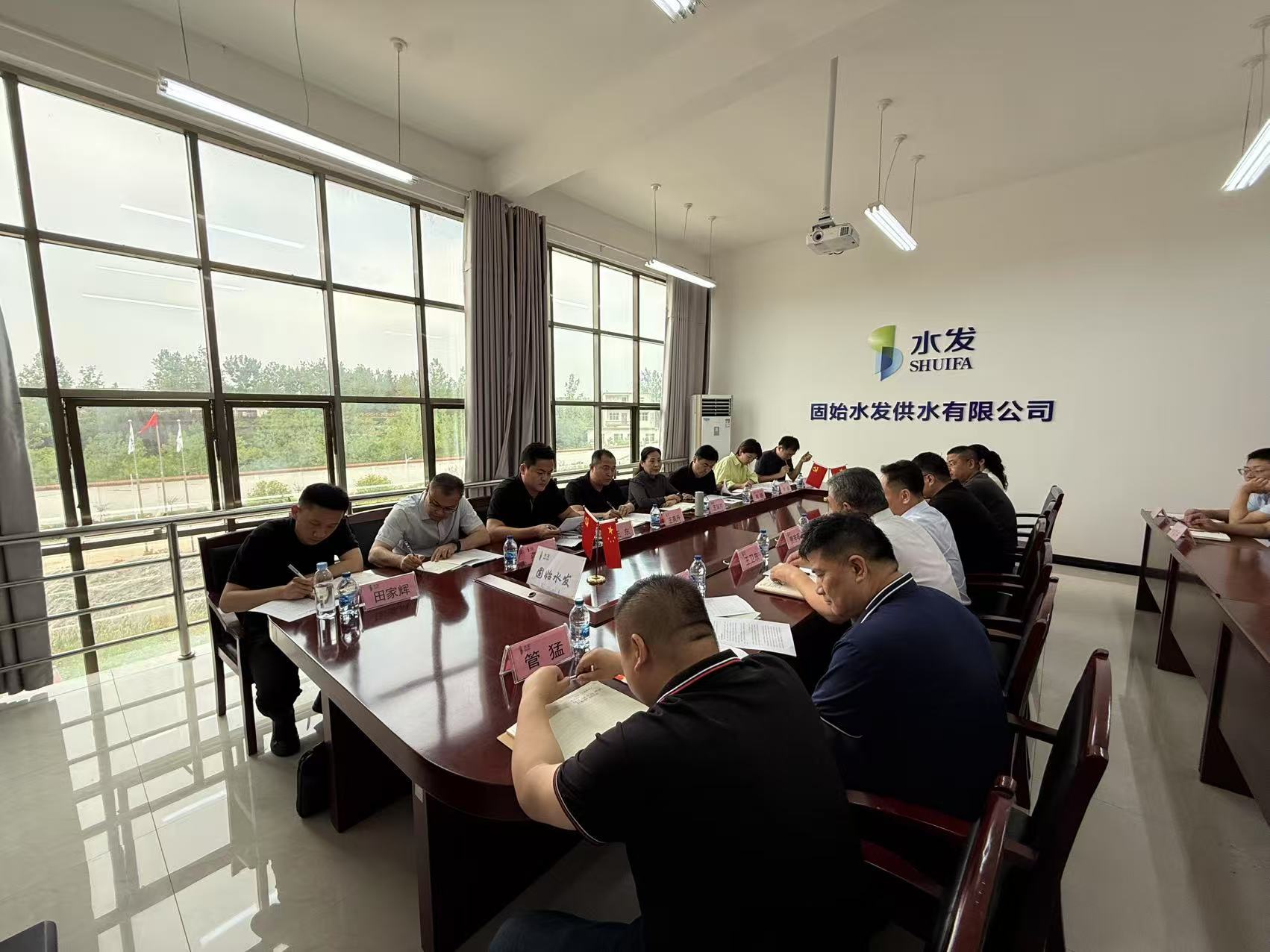 【固始水發】王高升一行到固始水發開展干部任前談話暨落實中央八項規定精神專項檢查