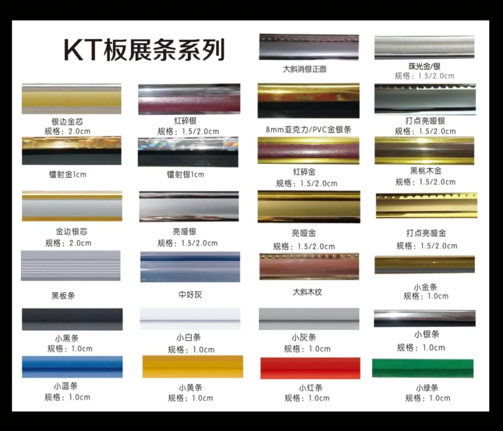 KT板展條