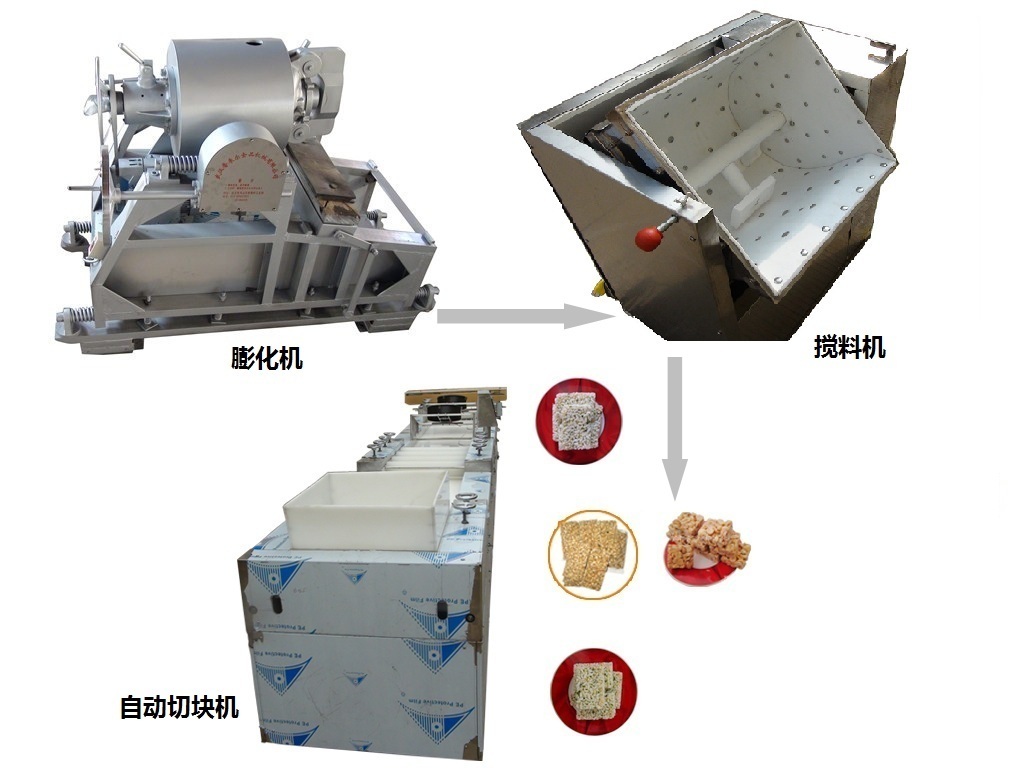 供應(yīng)米通麥通膨化機(jī) 大米小米深加工設(shè)備 玉米小麥快爆膨化機(jī)