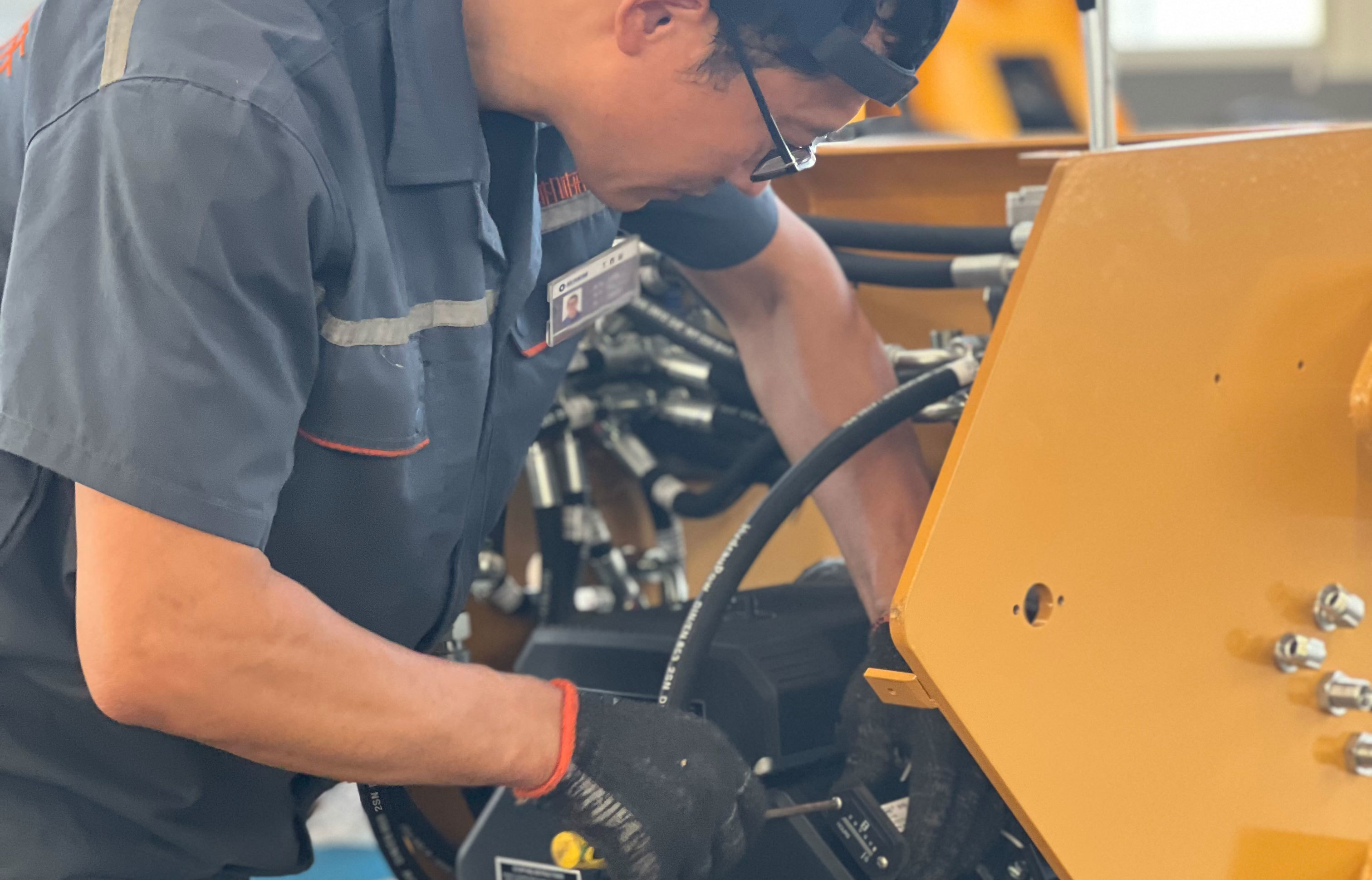 The oil temperature of the torque-converter hydraulic system is too high
