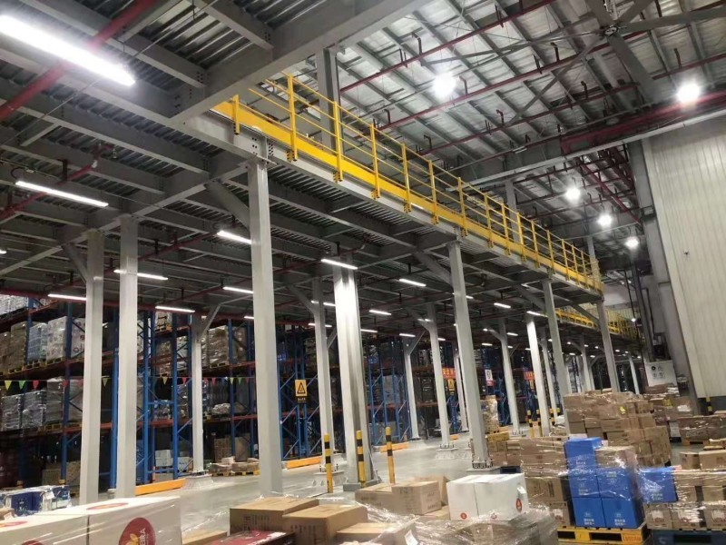 Heavy Duty Mezzanine Platform for Industrial Use