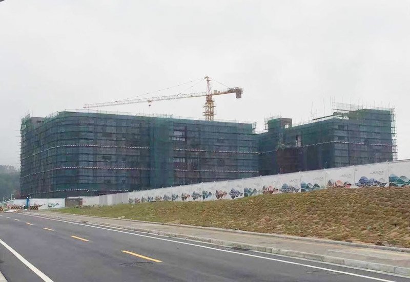 The main body of the building was successfully completed