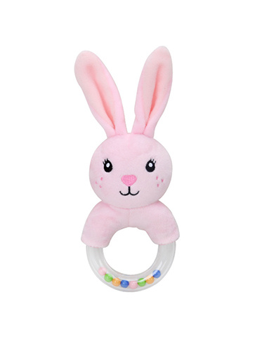 Soft Rabbit Rattle Toy for Babies