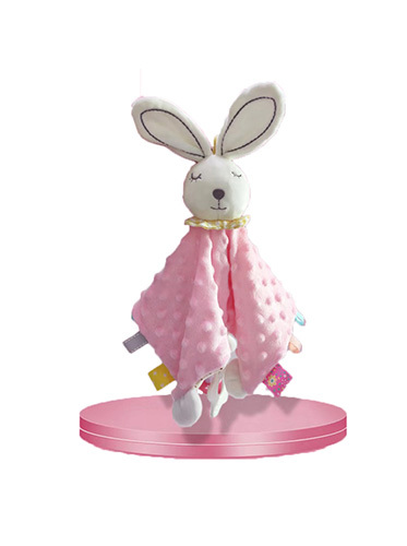 Soft Security Baby Rabbit Snuggle Blanket