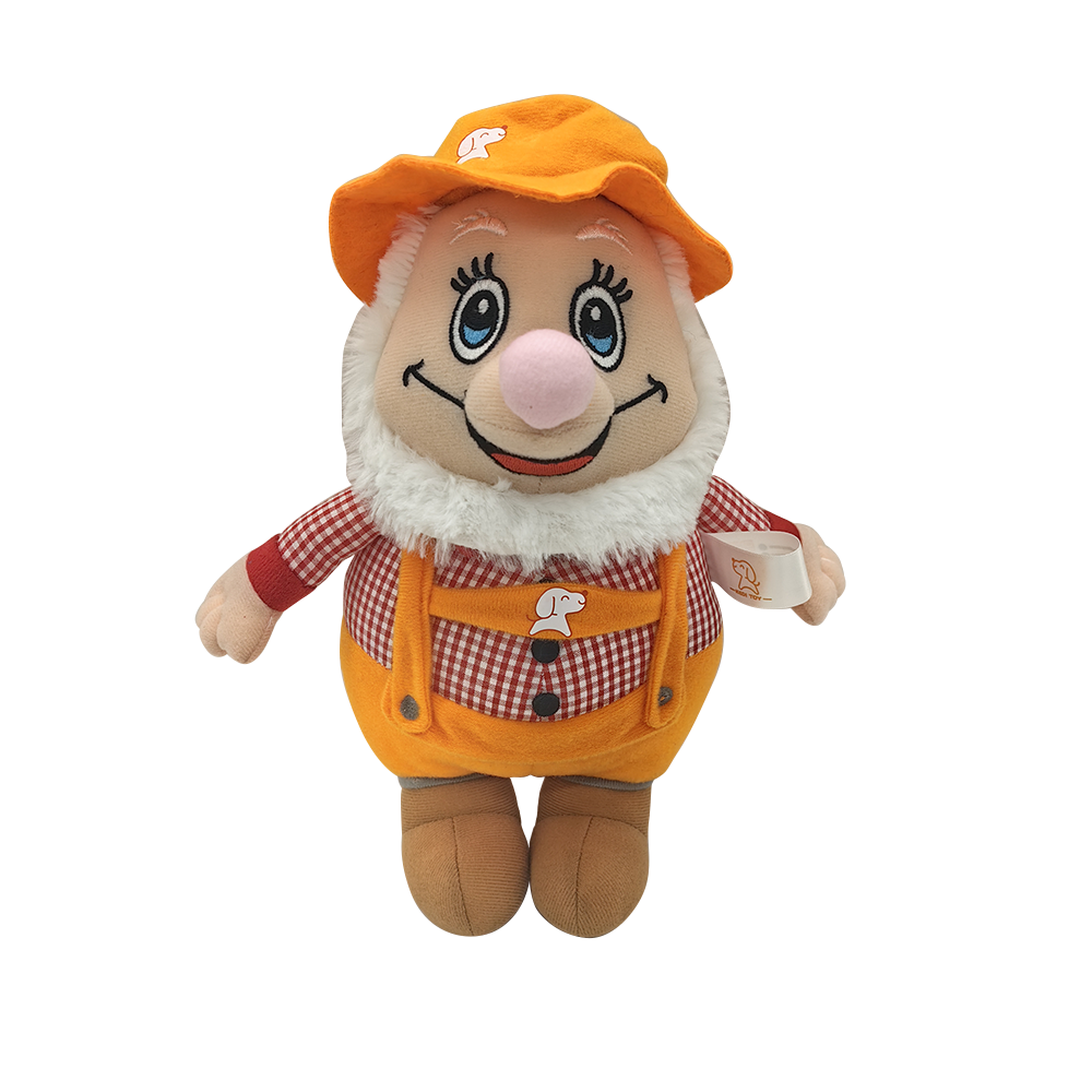 KDRTS-0075 Christmas KEDI Orange Clothes Santa Claus Mascot Toy