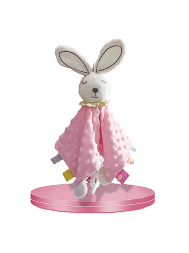 Soft Security Baby Rabbit Snuggle Blanket