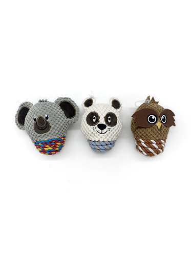 KDRTS-0048 Three multi-loop wound knot pet toys