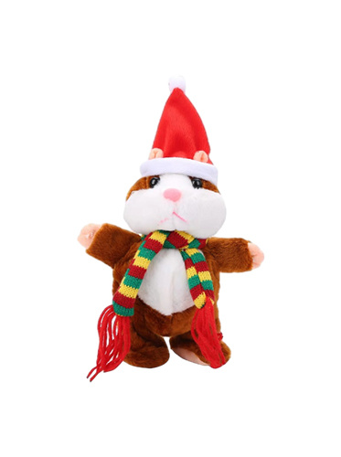 Christmas Hamster Plush Toy