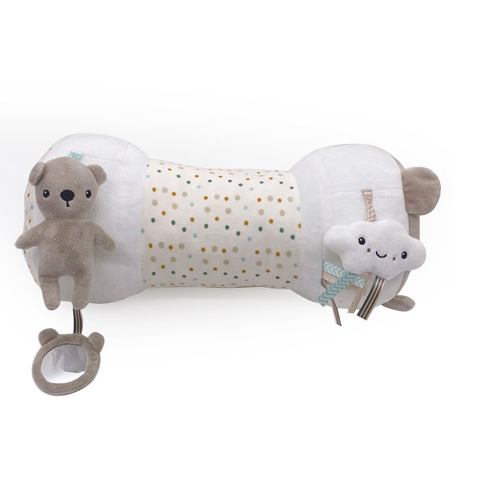 Polka dot Bear Baby Tummy Roll