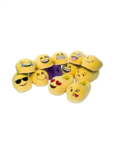 Funny Emotions Plush Slipper