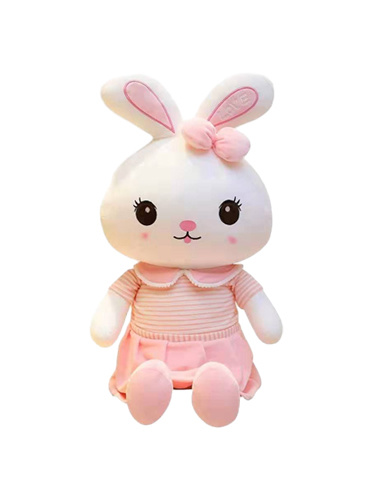 Pink Rabbit Animal Plush Toy