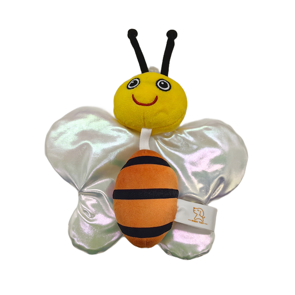 KDRTS-0074 Custom Design Butterfly Bee Dragonfly Insect Baby Rattle Toy