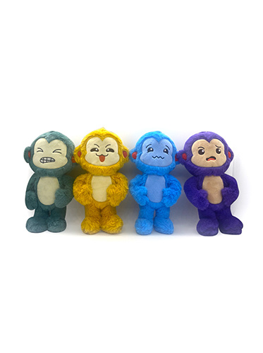 KDRTS-0051 Four monkey dolls with exposed buttocks