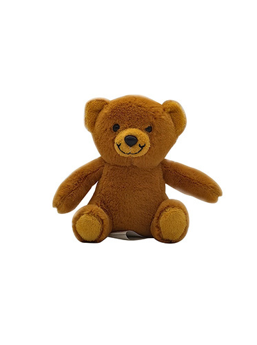 KDRTS-0061 KEDI Own Design Orange Bear Plush Keychain