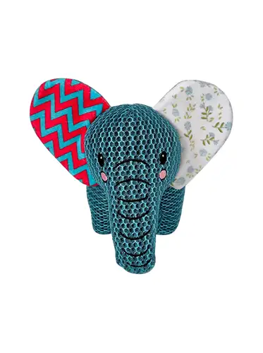 KDRTS-0004 Sandwich Mesh Cloth Fabric Elephant Pet Toy