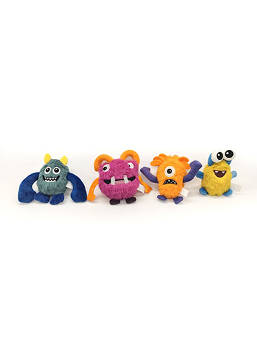 KDRTS-0063 Hot-selling adorable Mini Monster Plush Keychain