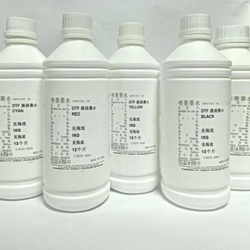 500ml Bulk Waterproof PET Film DTF White Pigment Ink For DTF Printer