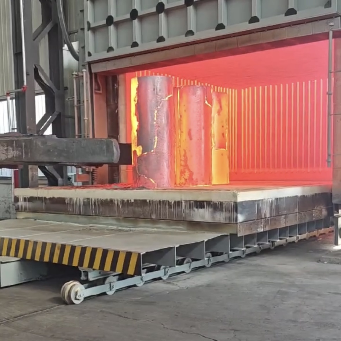 Sic Forging Furnace for Large Flange Rings