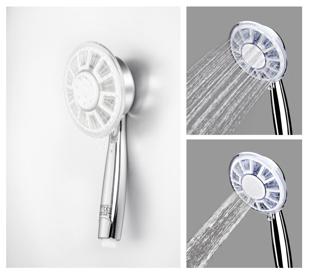 Pomme de Douche LED Autonome en Énergie avec Changement de Couleur, Économie Intelligente, Leader de la Nouvelle Tendance du Secteur !