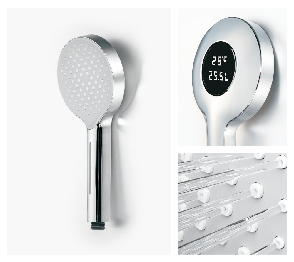 Douche Intelligente à Écran LED Auto-Alimentée avec Changement de Couleur : Contrôle en Temps Réel de la Consommation d’Eau, Ouvrant la Voie à des Opportunités Commerciales Vertes !