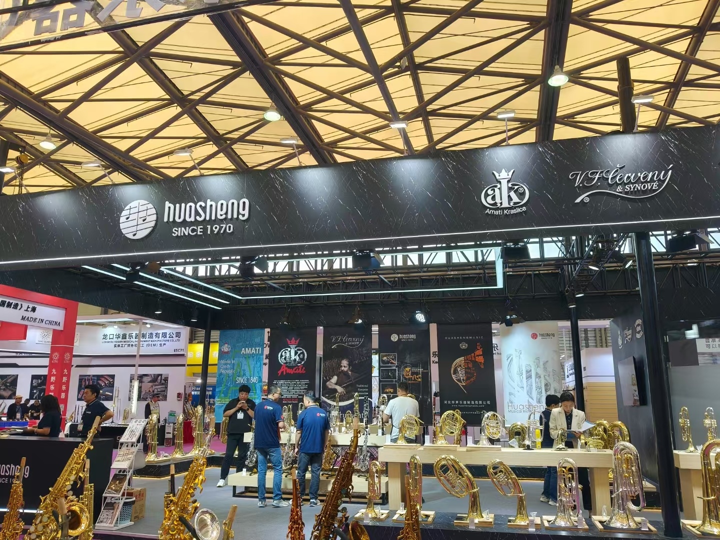 Hebei Huasheng Musical Instrument Manufacturing Co., Ltd. solemnly participates in the 2024 China Shanghai International Musical Instrument Exhibition