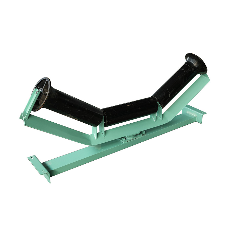 Friction adjustment of the center support roller group