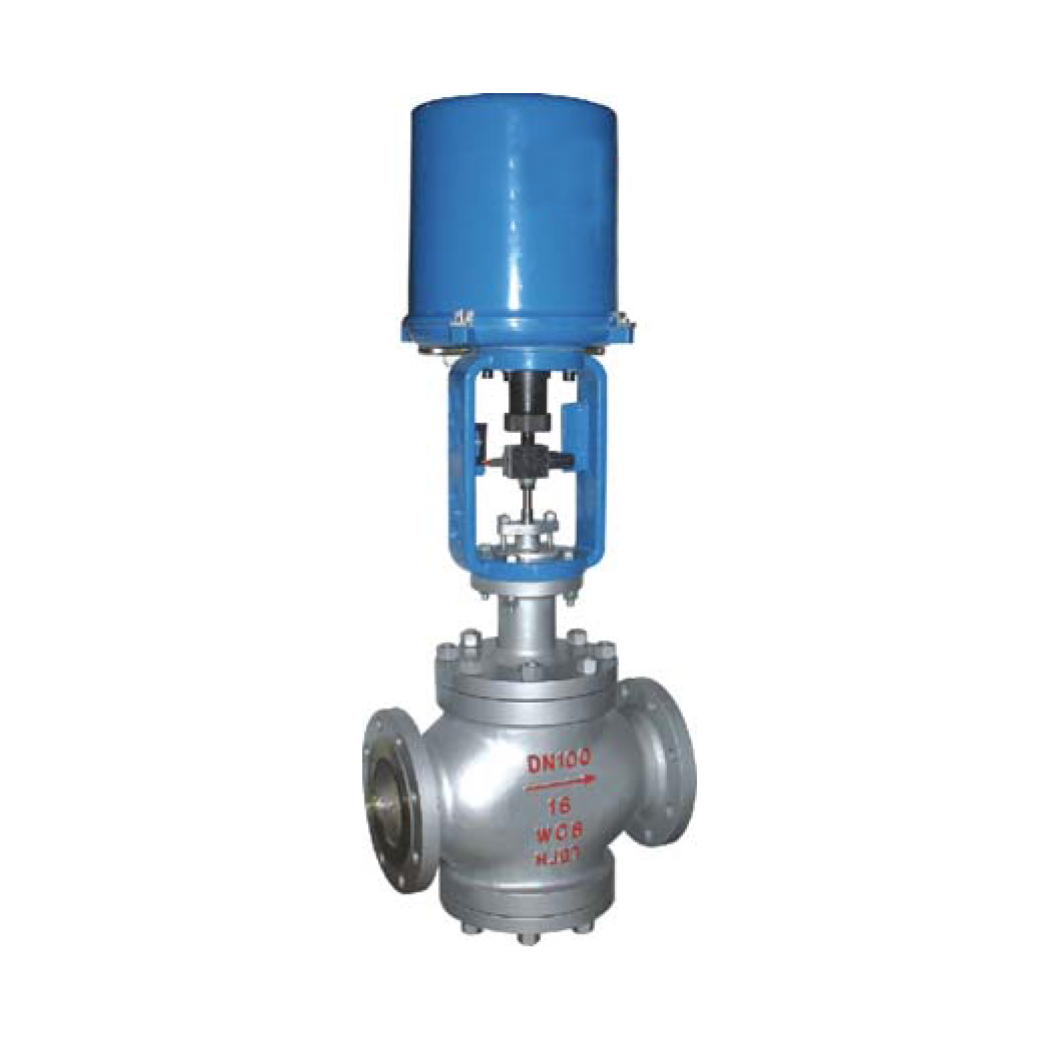 Electric single-seat regulating valve