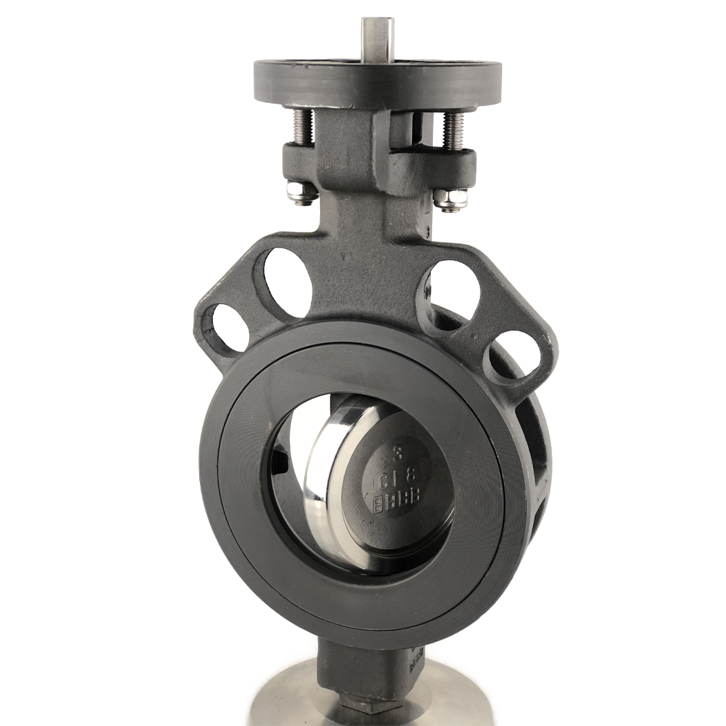 Pneumatic high performance butterfly valve